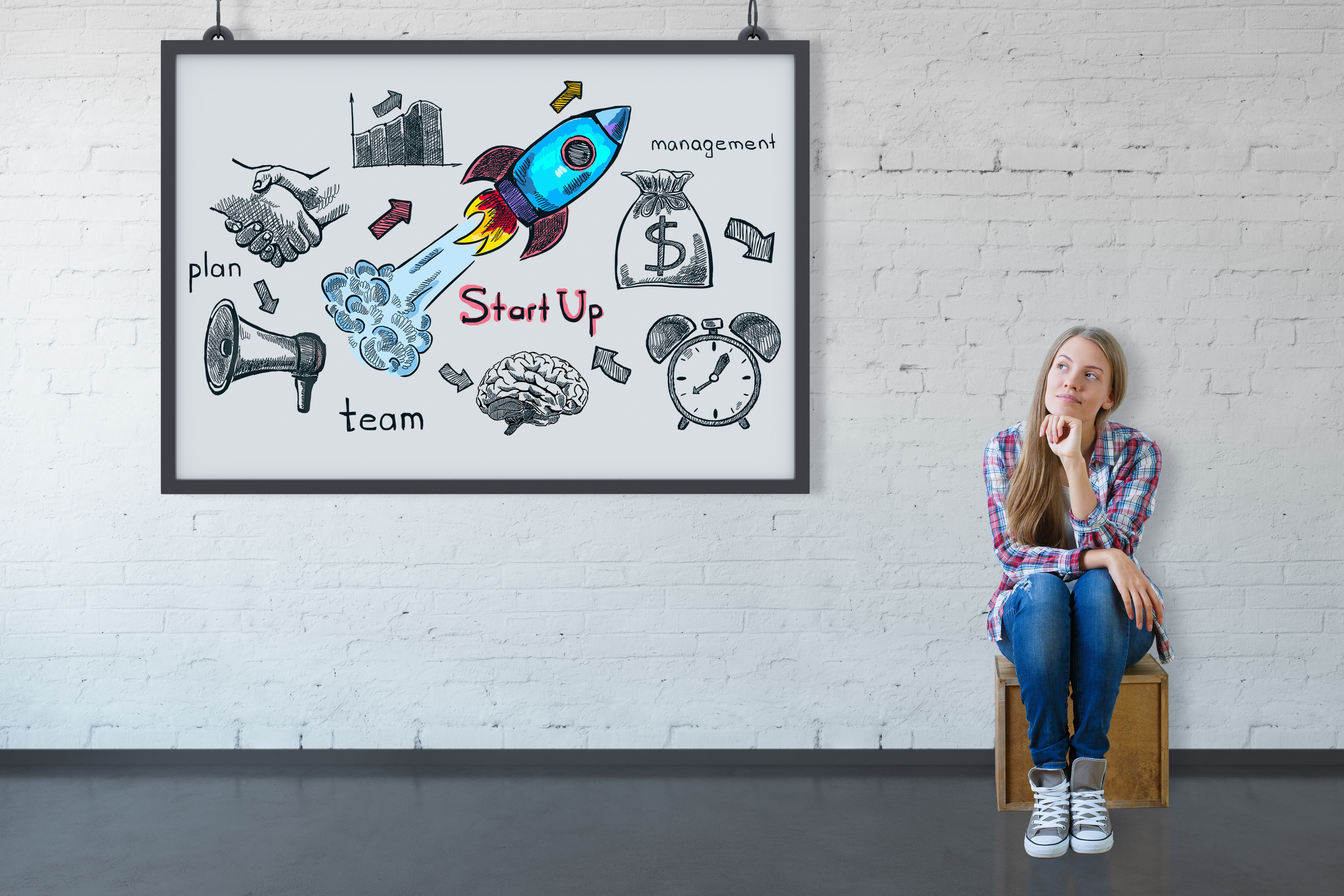 Start up concept Start up concept